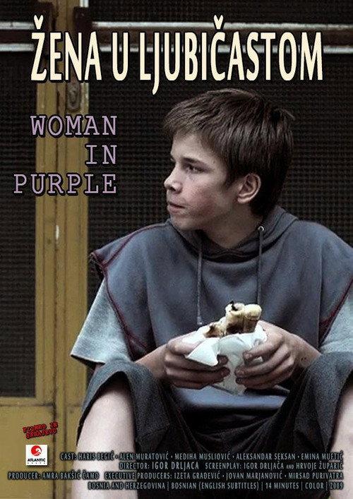 Woman in Purple backdrop