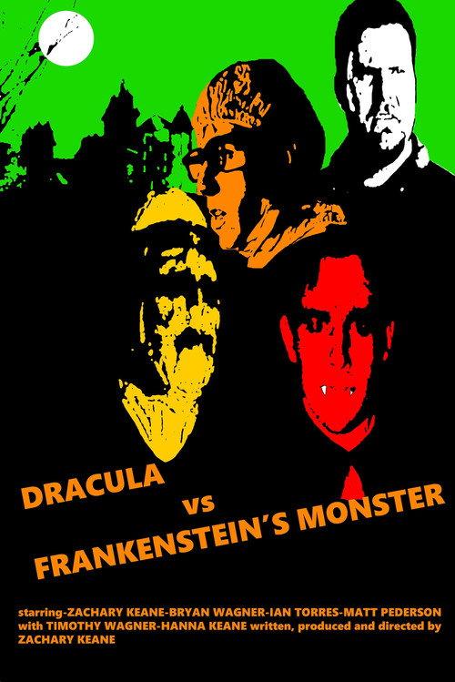 Dracula vs. Frankenstein's Monster backdrop