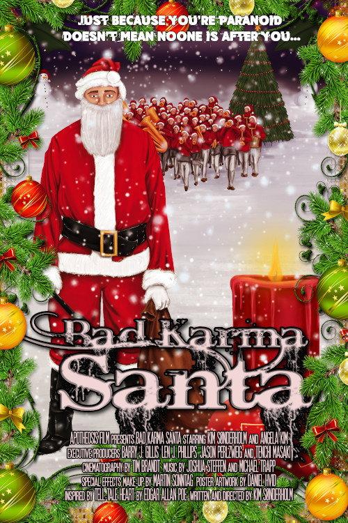 Bad Karma Santa backdrop
