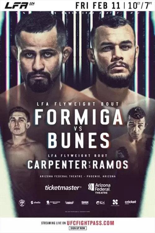 LFA 124: Formiga vs. Bunes backdrop