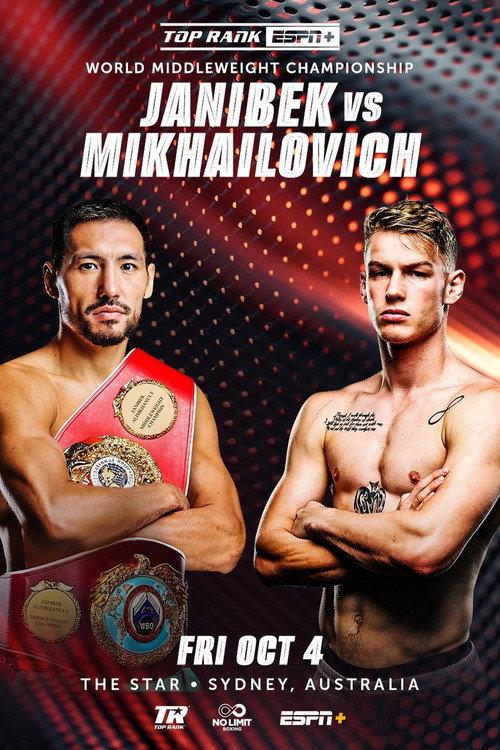 Janibek Alimkhanuly vs. Andrei Mikhailovich backdrop