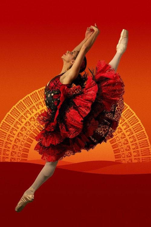 Don Quixote from Birmingham Royal Ballet backdrop