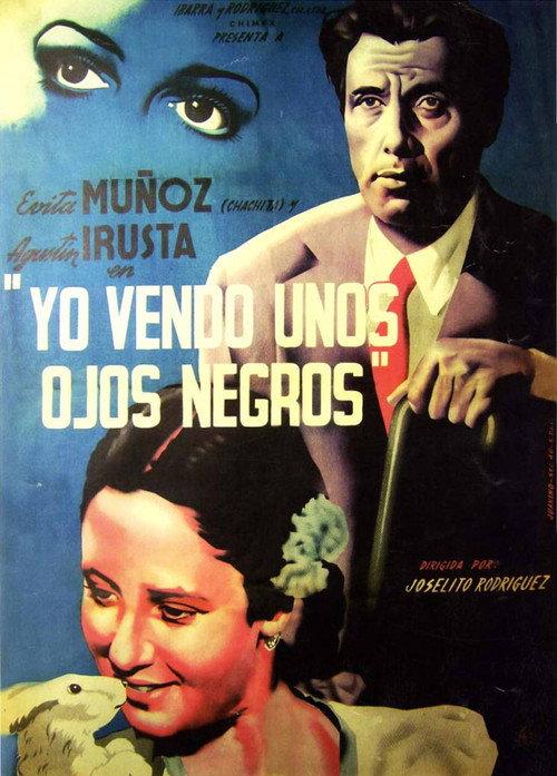 Yo vendo unos ojos negros backdrop