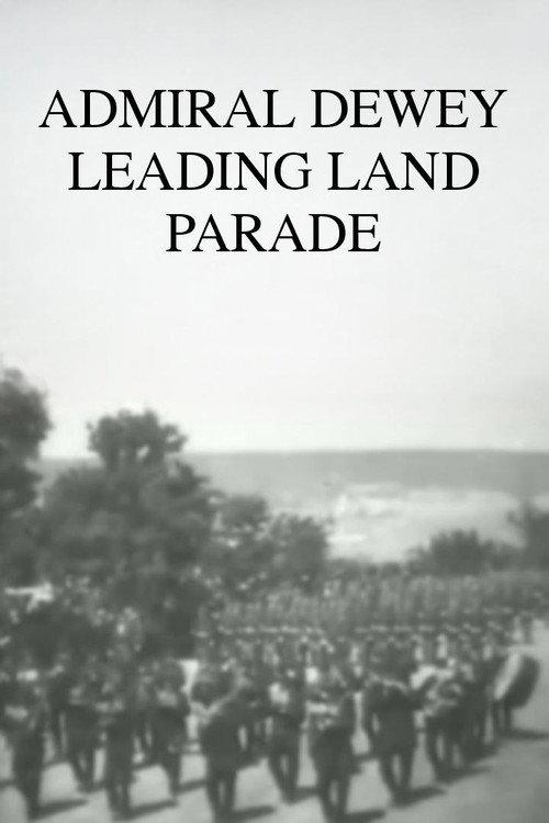 Admiral Dewey Leading Land Parade backdrop