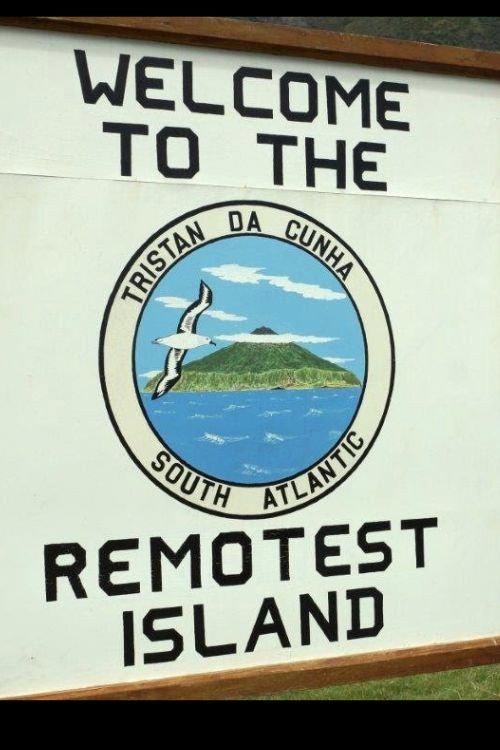 Life on Tristan da Cunha backdrop