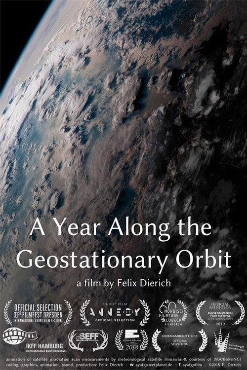 A Year Along the Geostationary Orbit backdrop