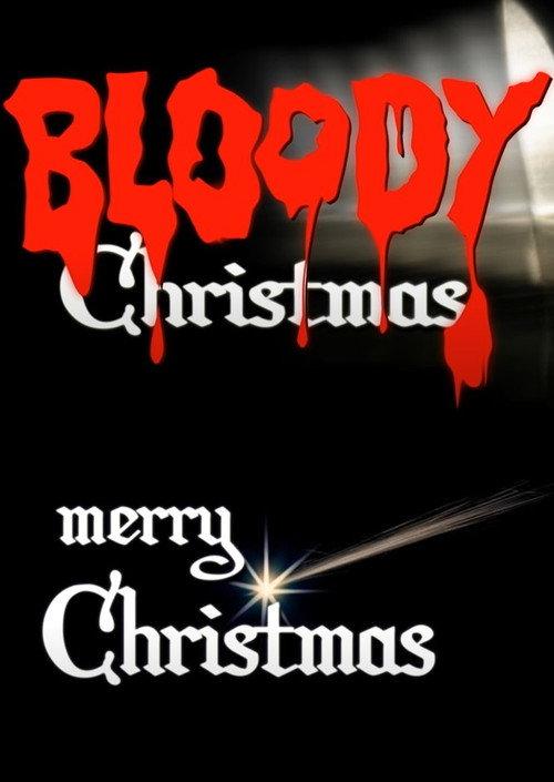 Bloody Merry Christmas backdrop