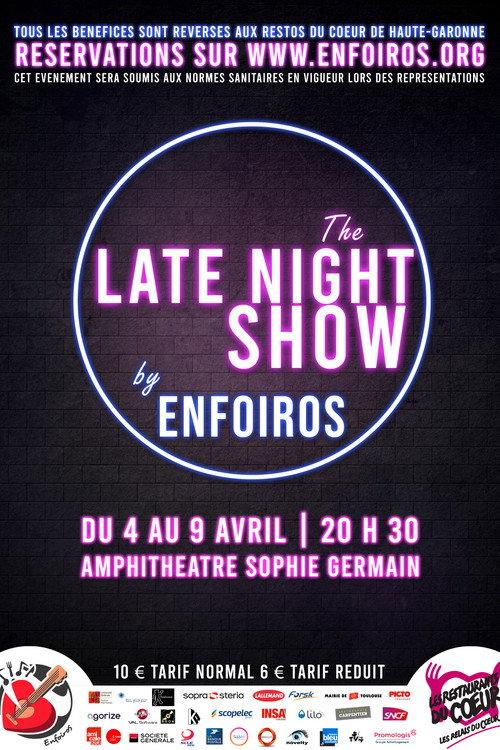 The Late Night Show by Enfoiros backdrop