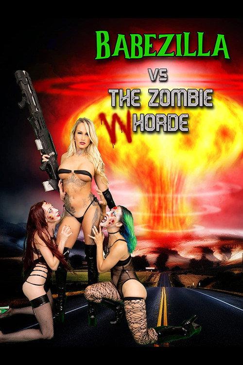 Babezilla vs The Zombie Whorde backdrop