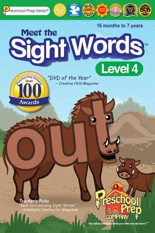 Meet the Sight Words 4 backdrop