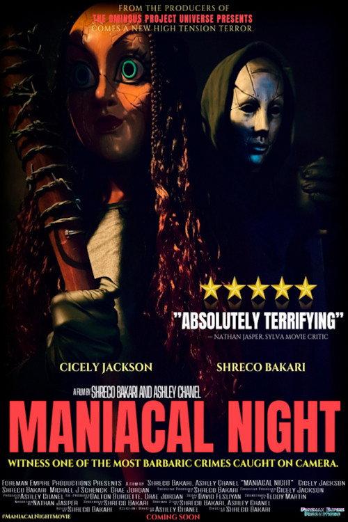 Maniacal Night backdrop