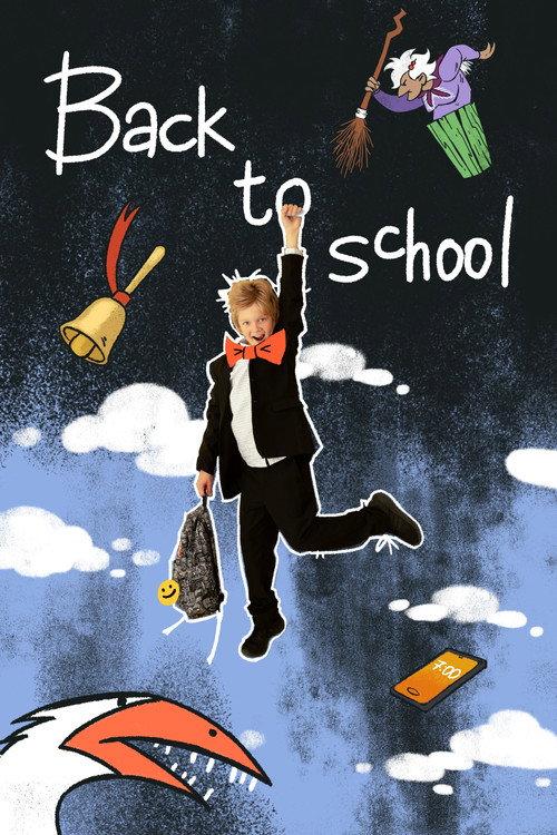 Back to school backdrop