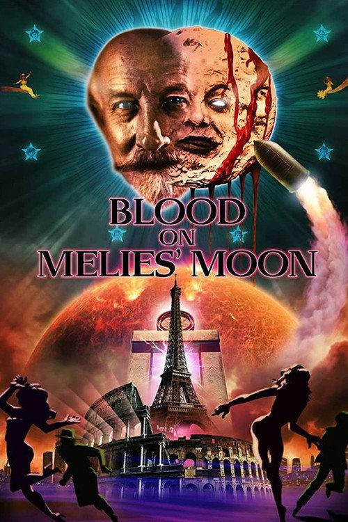 Blood on Méliès' Moon backdrop
