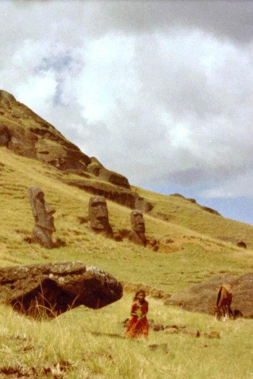 Easter Island backdrop
