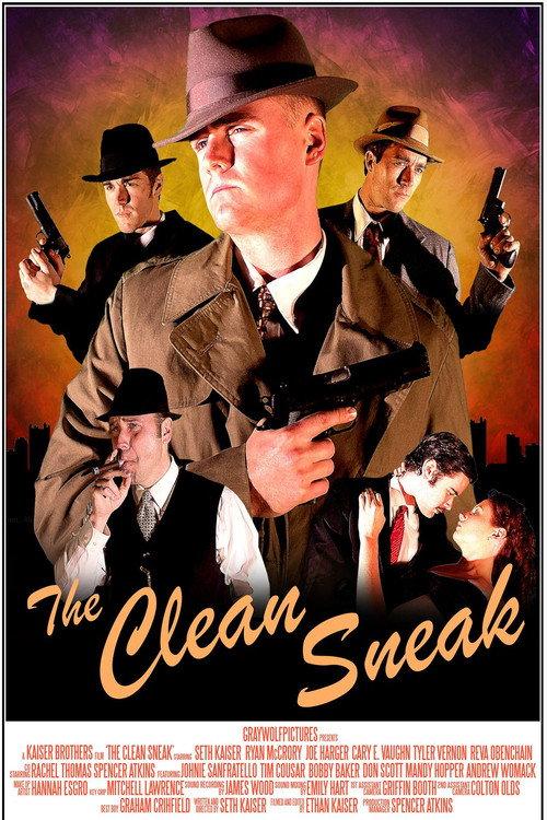 The Clean Sneak backdrop