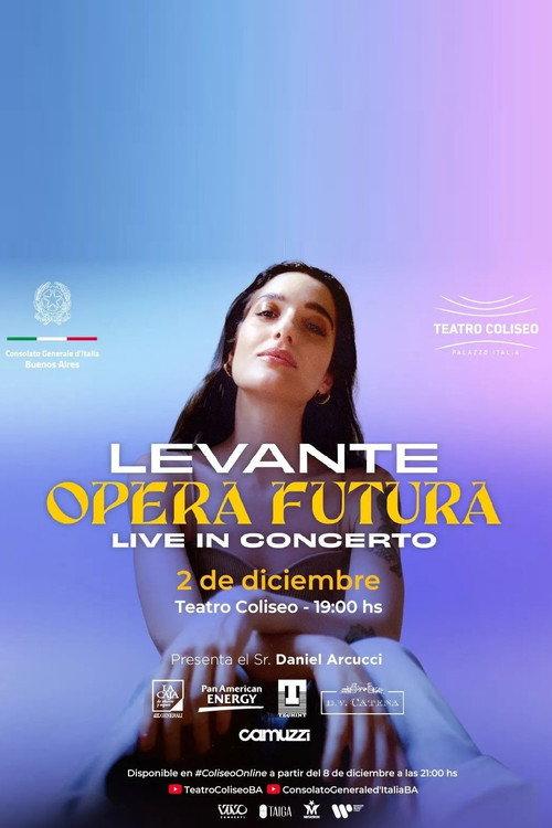 Levante: Opera Futura - Live  In Concert backdrop