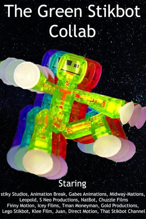 The Green Stikbot Collab backdrop
