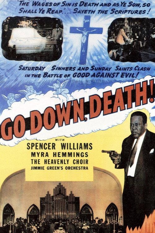 Go Down Death backdrop