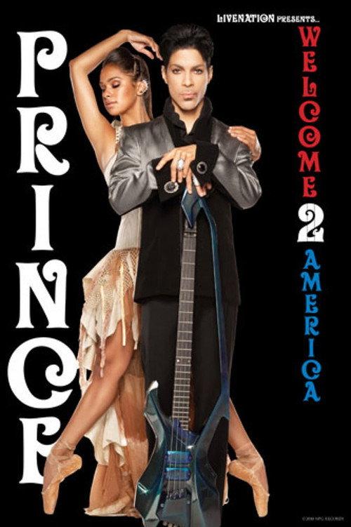 Prince : Welcome 2 America - MSG New York backdrop