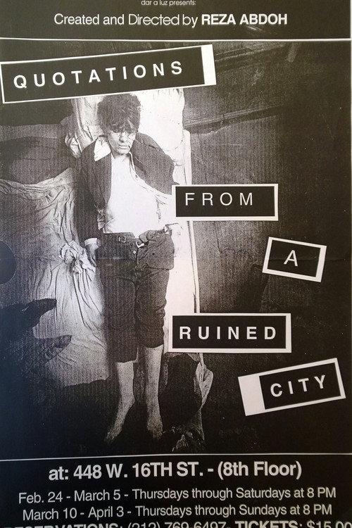 Quotations From a Ruined City backdrop
