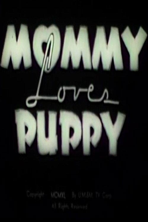 Mommy Loves Puppy backdrop