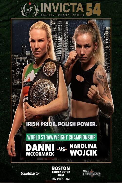 Invicta FC 54: McCormack vs. Wojcik backdrop