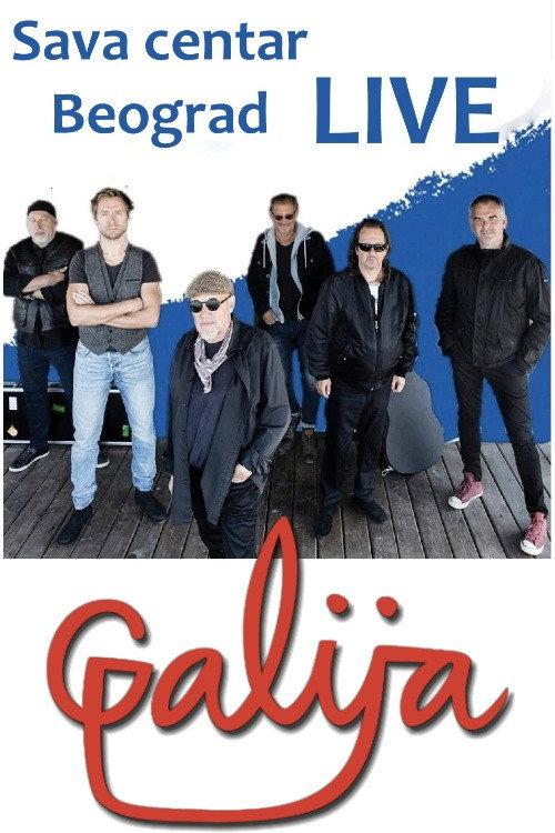 Galija - Concert at Sava Center, Belgrade 2011 backdrop