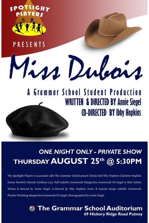 Miss Dubois backdrop