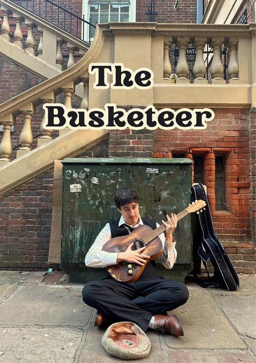 The Buskerteer backdrop