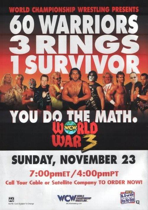 WCW World War 3 1997 backdrop