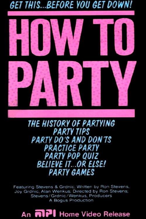 How To Party backdrop