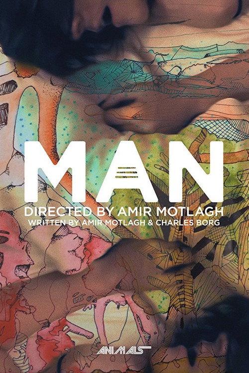 Man backdrop