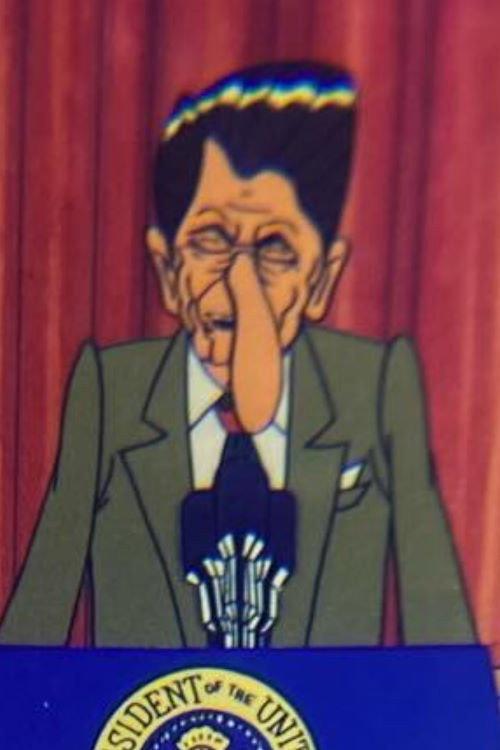 Reaganocchio backdrop