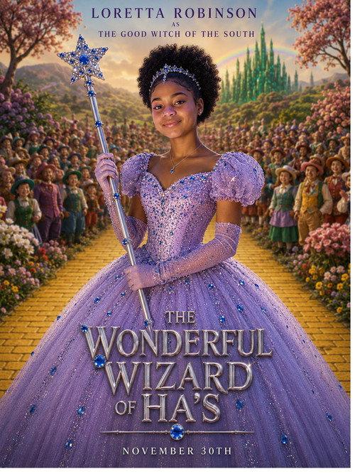 The Wonderful Wizard Of Ha's backdrop