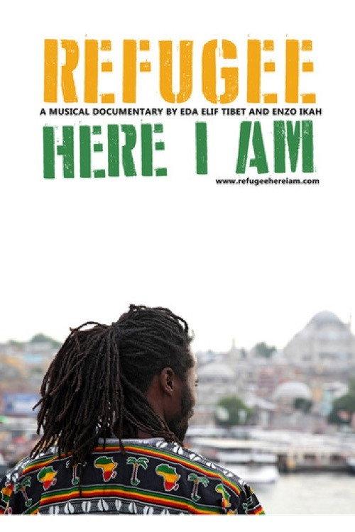 Refugee Here I am backdrop