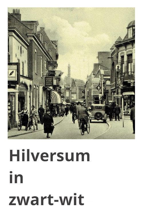 Hilversum in Black and White backdrop
