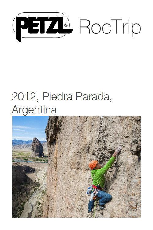 Petzl RocTrip Argentina 2012 backdrop