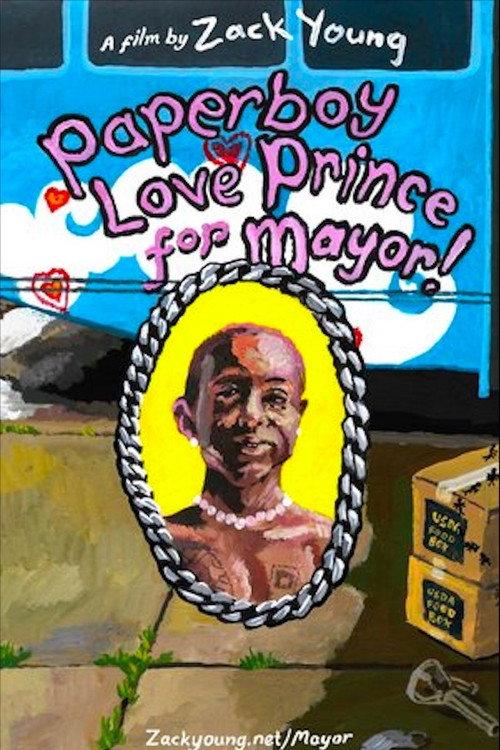 Paperboy Love Prince for Mayor! backdrop