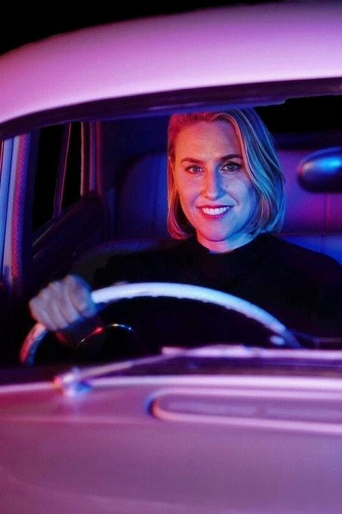 The Woman and the Car backdrop