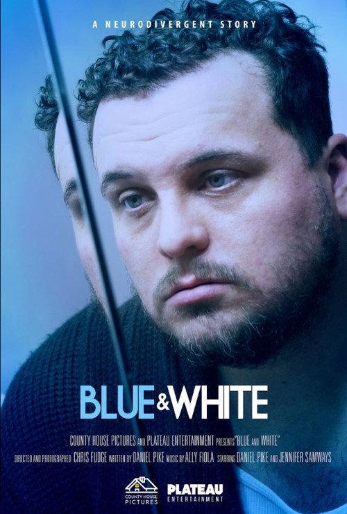 Blue & White backdrop