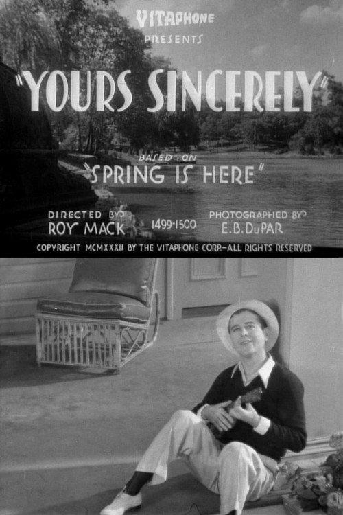 Yours Sincerely backdrop