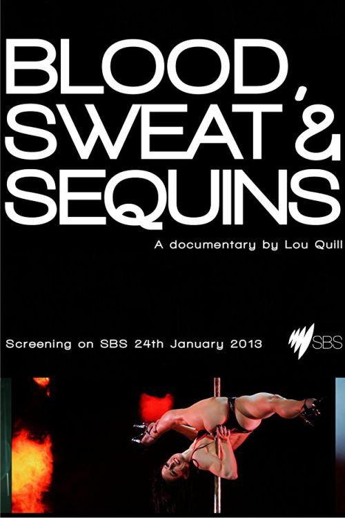 Blood, Sweat and Sequins backdrop