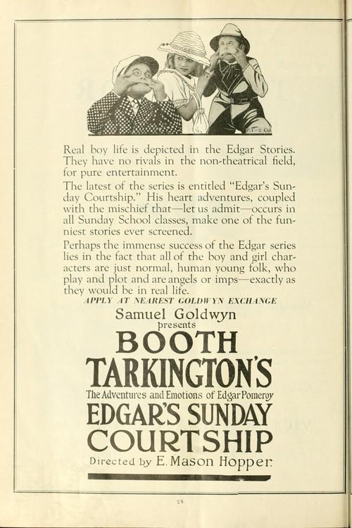 Edgar's Sunday Courtship backdrop