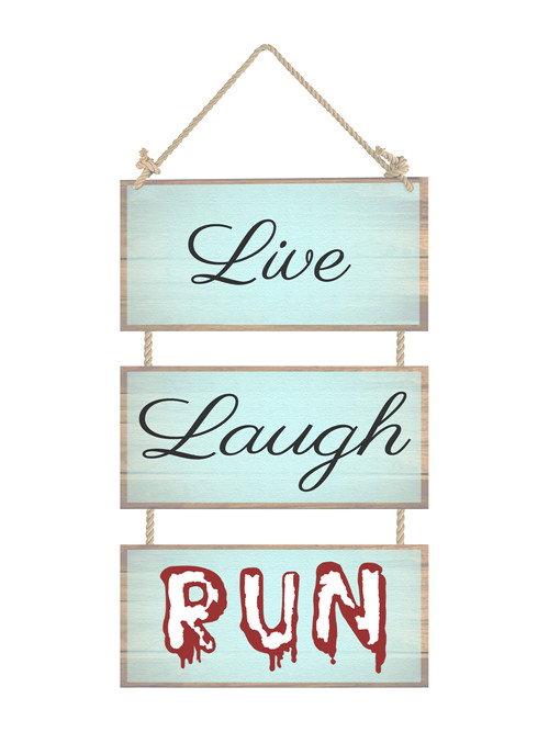 Live, Laugh, Run backdrop
