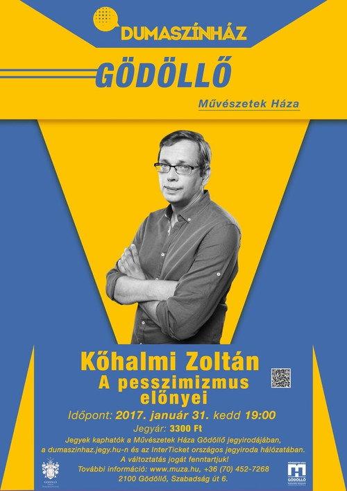 A pesszimizmus előnyei - Kőhalmi Zoltán önálló estje backdrop
