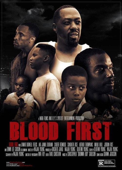 Blood First backdrop