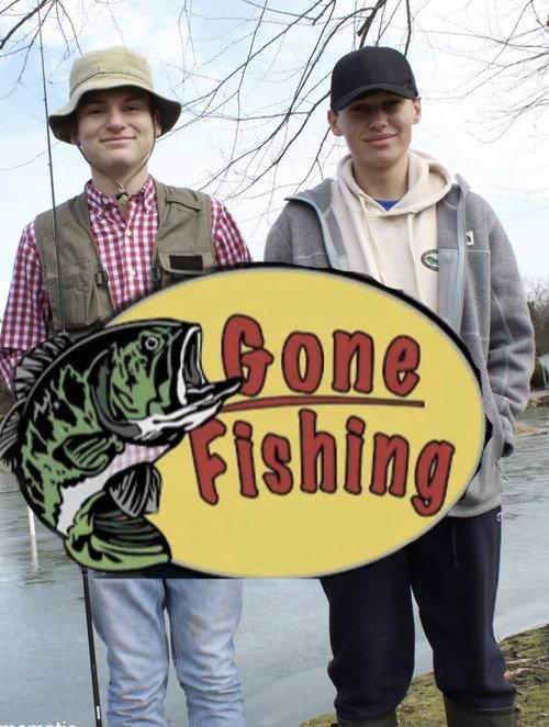 GONE fishing backdrop