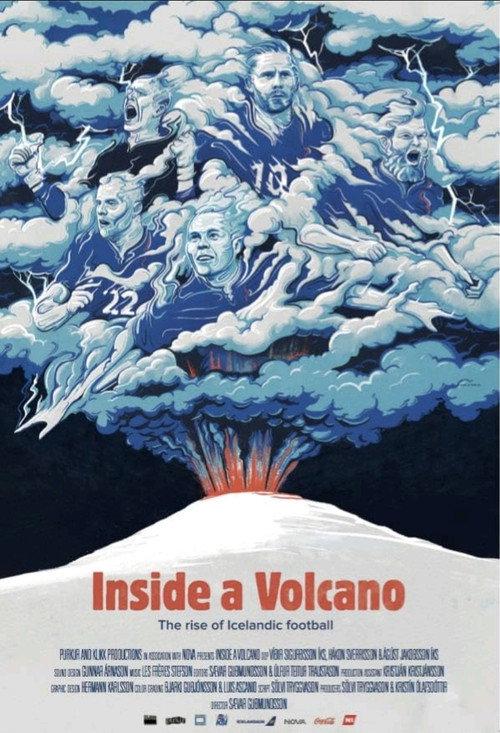 Inside a Volcano backdrop