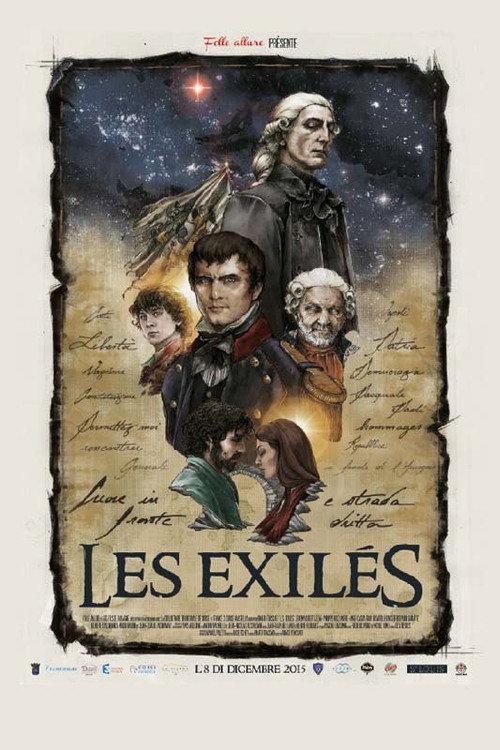 Les exilés backdrop