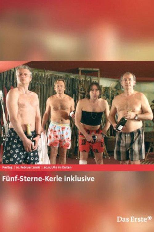 Fünf-Sterne-Kerle inklusive backdrop